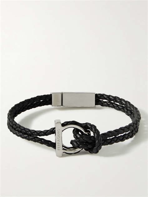 mens ferragamo bracelet|ferragamo men's leather bracelet.